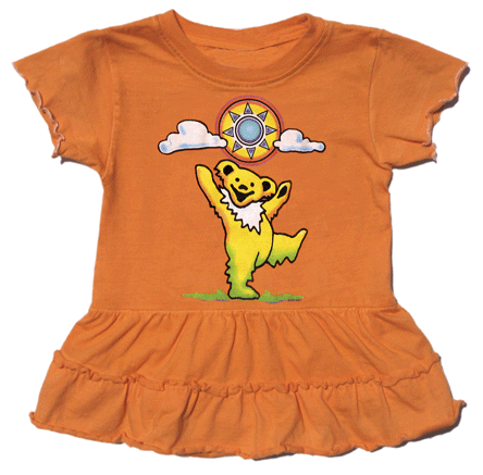 Grateful Dead - Sunny Bear Infant Ruffle Dress
