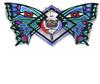 Grateful Dead - Butterfly Window Sticker