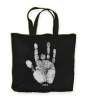 Jerry Garcia - Hand Black Tote Bag