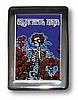 "SKULL AND ROSES" CARD CASE