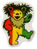 Grateful Dead - Rasta Bear Sticker
