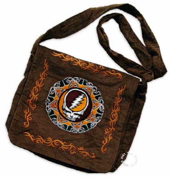 Grateful Dead - Stealie Embroidered Corduroy Tote Sack  